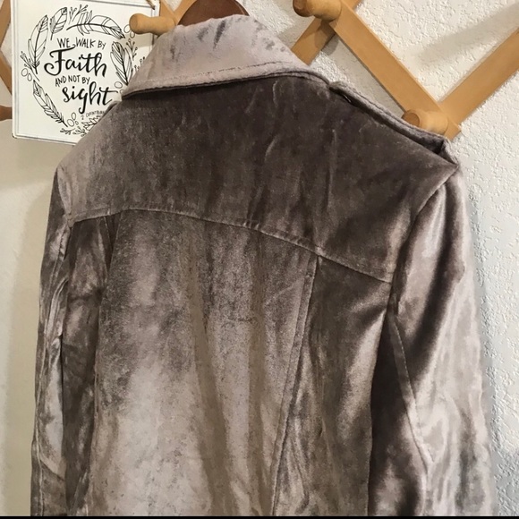 ⭐️🌟Walter Baker Velvet light Purple Motto Jacket Sz L - Picture 7 of 11